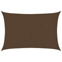 Produktbild för Solsegel 160 g/m² brun 2,5x4 m HDPE