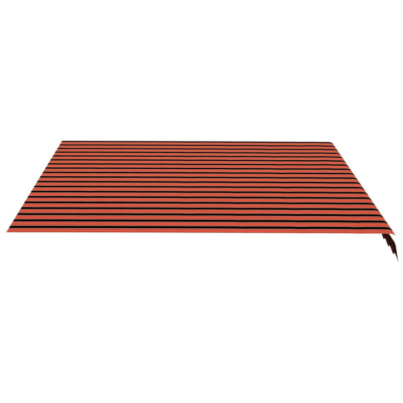 Produktbild för Markisväv orange och brun 4,5x3,5 m