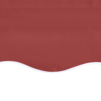 Produktbild för Markisväv vinröd 6x3 m