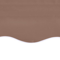 Produktbild för Markisväv brun 4,5x3 m