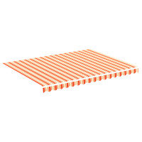 Produktbild för Markisväv gul och orange 4x3 m