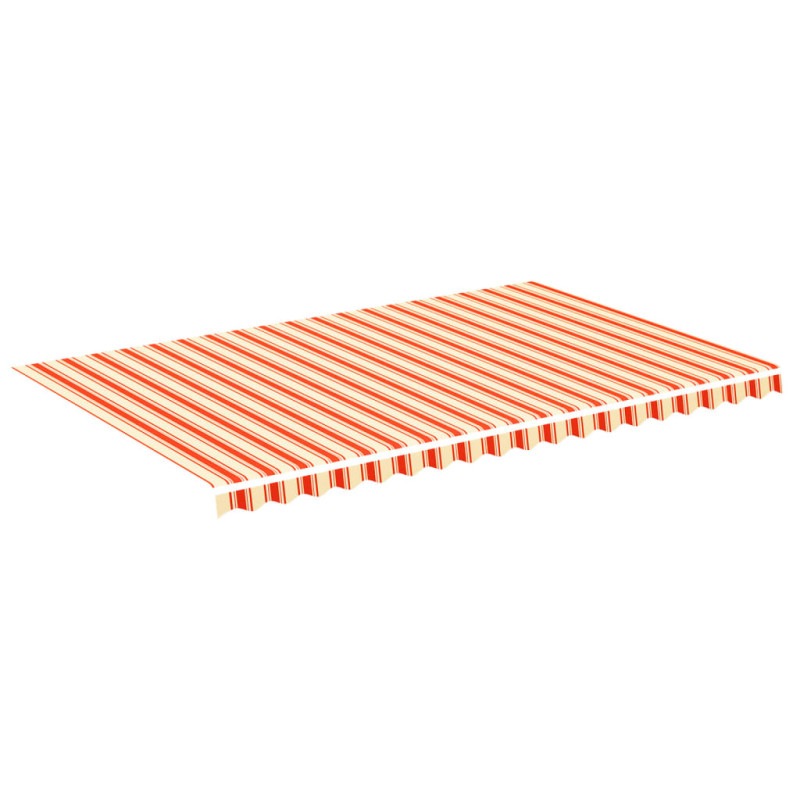 Produktbild för Markisväv gul och orange 5x3 m