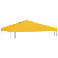 Miniatyr av produktbild för Paviljongtak med ventilering 310 g/m² 3x3 m gul