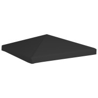 Miniatyr av produktbild för Paviljongtak 270 g/m² 3x3 m svart