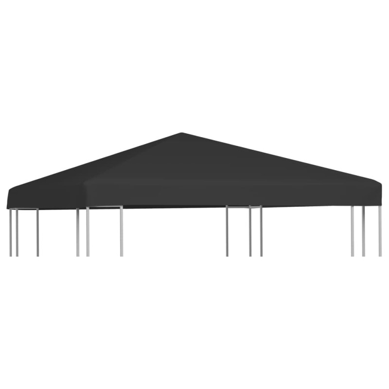 Produktbild för Paviljongtak 270 g/m² 3x3 m svart