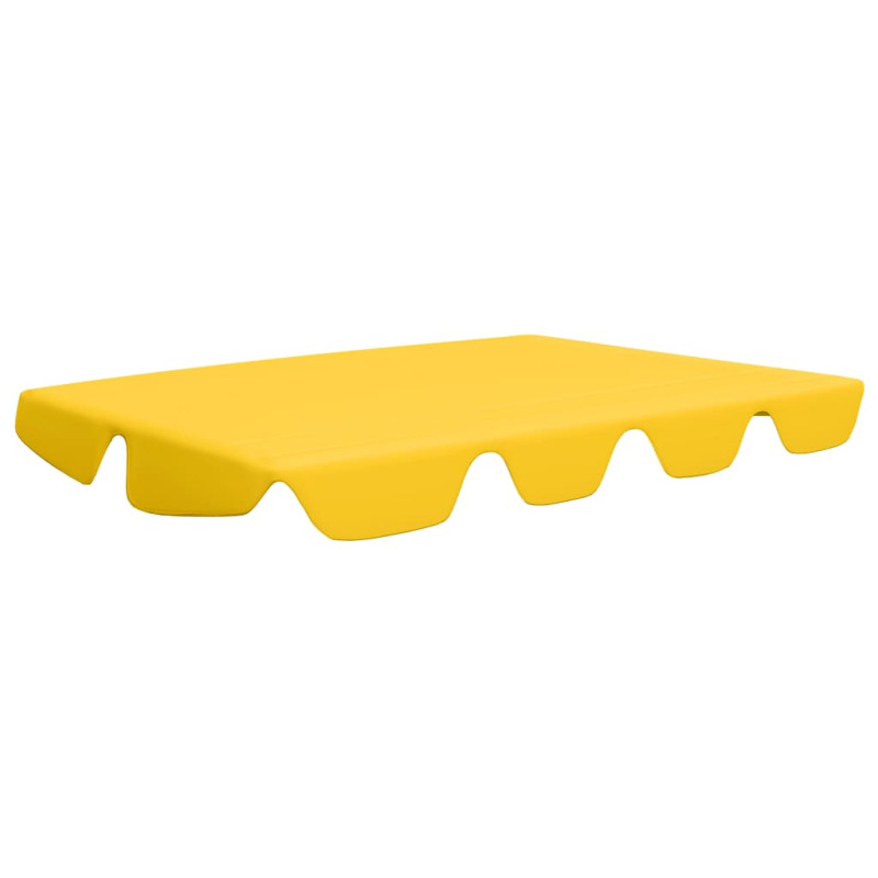 Produktbild för Reservtak för hammock gul 188/168x145/110 cm