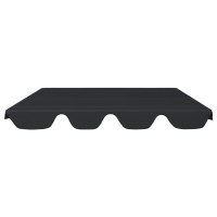 Miniatyr av produktbild för Reservtak för hammock svart 188/168x145/110 cm