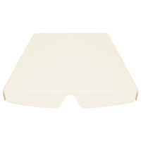 Produktbild för Reservtak för hammock gräddvit 150/130x105/70 cm