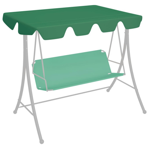 vidaXL Reservtak för hammock grön 150/130x70/105 cm