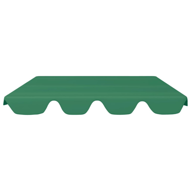 Produktbild för Reservtak för hammock grön 150/130x105/70 cm