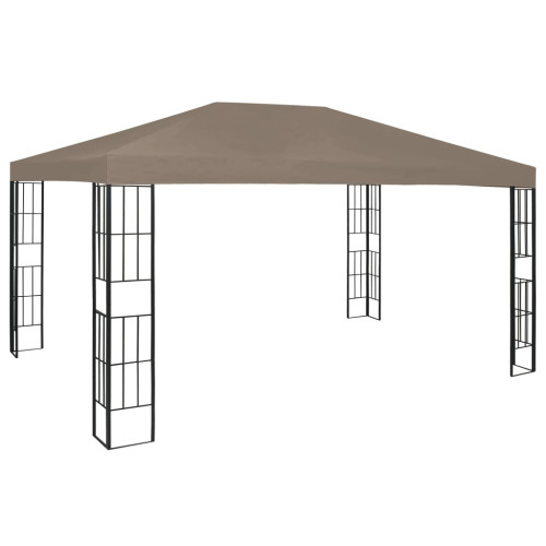 vidaXL Paviljong 4x3 m taupe