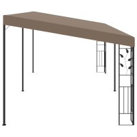 Produktbild för Väggmonterad paviljong 6x3x2,5 m taupe
