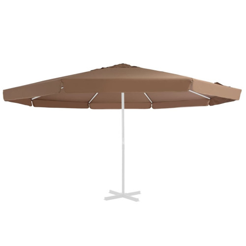 vidaXL Reservtyg för parasoll sandfärgat 500 cm