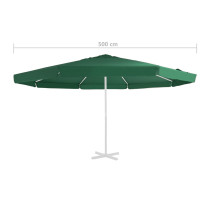 Miniatyr av produktbild för Reservtyg för parasoll grön 500 cm