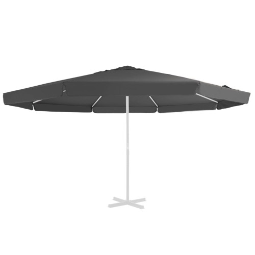 vidaXL Reservtyg för parasoll antracit 500 cm