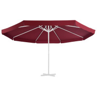 Produktbild för Reservtyg för parasoll vinröd 500 cm