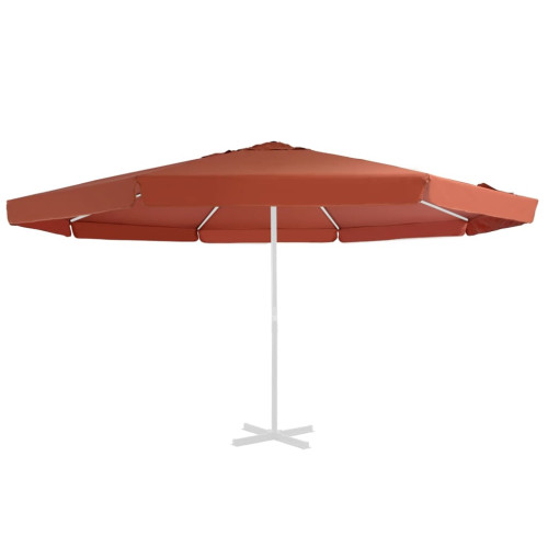 vidaXL Reservtyg för parasoll terrakotta 500 cm