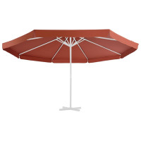 Produktbild för Reservtyg för parasoll terrakotta 500 cm