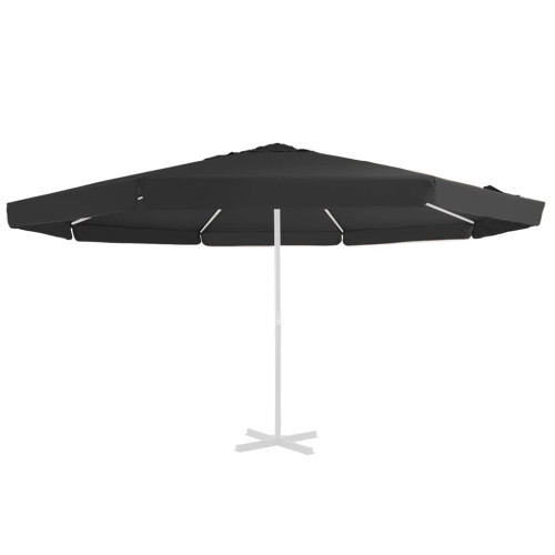 vidaXL Reservtyg för parasoll svart 500 cm