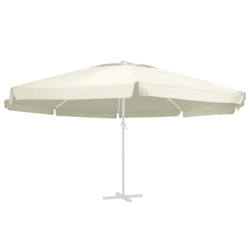 vidaXL Reservtyg för parasoll sandfärgat 600 cm