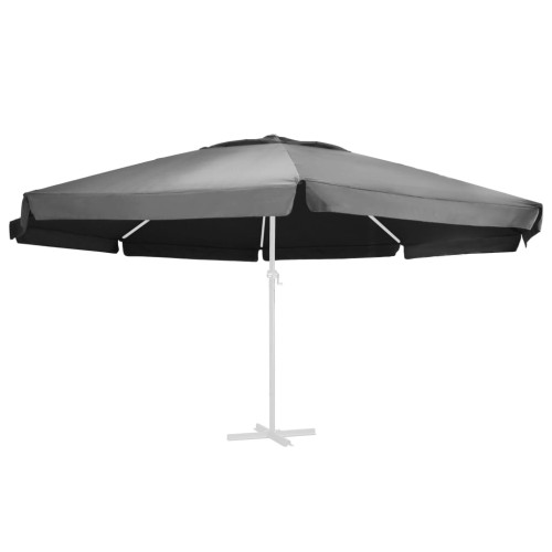 vidaXL Reservtyg för parasoll antracit 600 cm