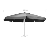 Produktbild för Reservtyg för parasoll antracit 600 cm