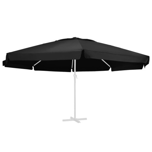 vidaXL Reservtyg för parasoll svart 600 cm