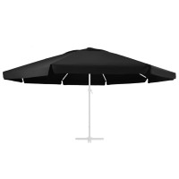 Produktbild för Reservtyg för parasoll svart 600 cm