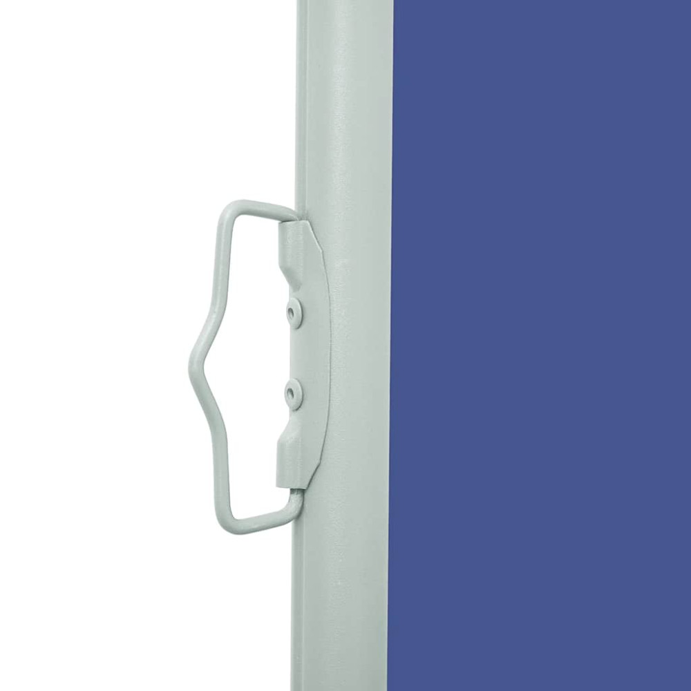 Produktbild för Infällbar sidomarkis 600x160 cm blå