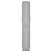 Produktbild för Infällbar sidomarkis 140x1200 cm röd