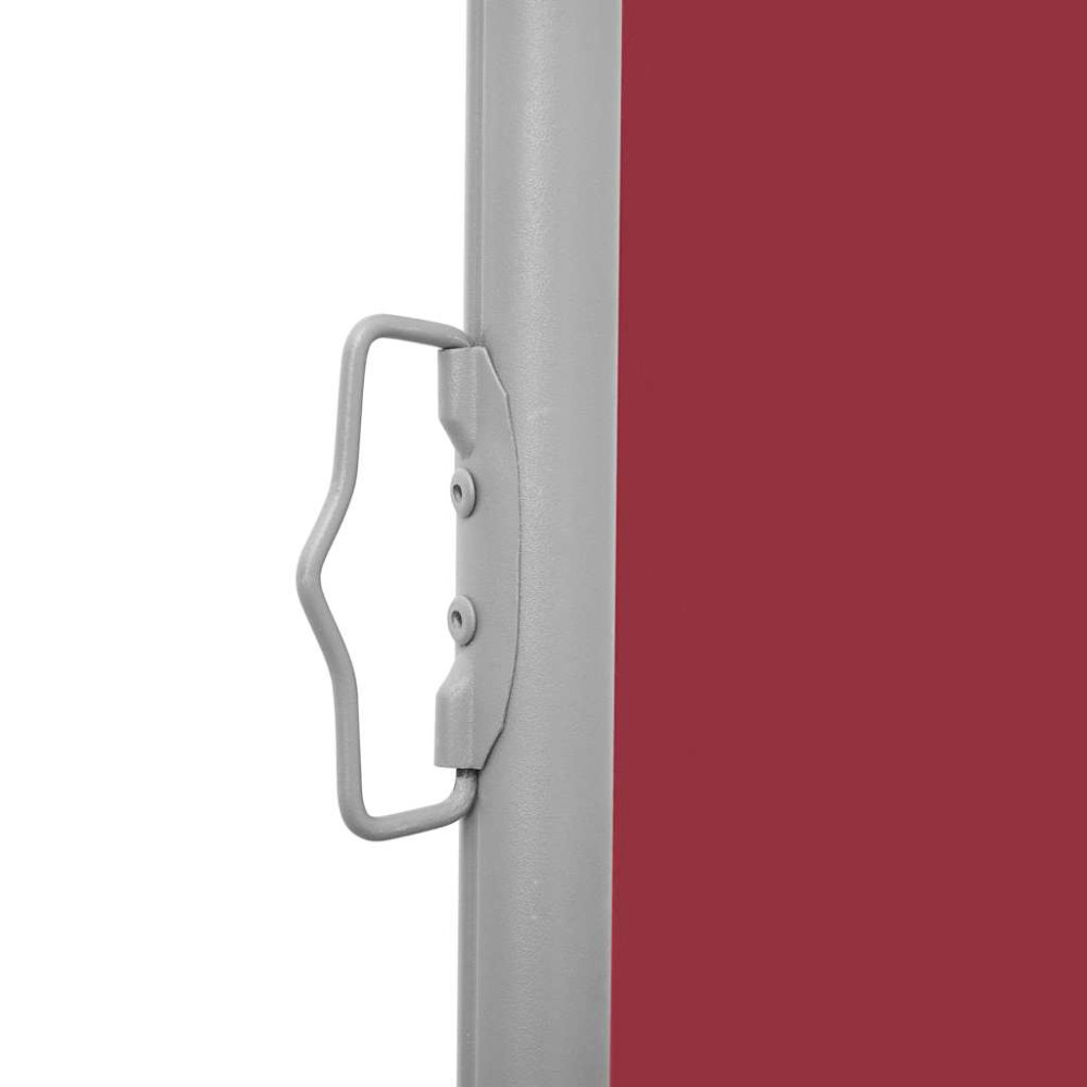 Produktbild för Infällbar sidomarkis 140x1200 cm röd