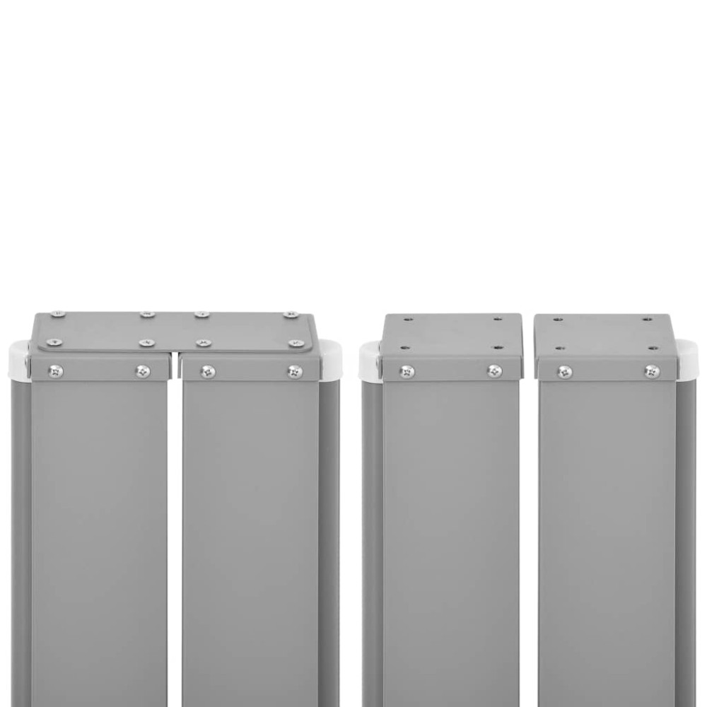 Produktbild för Infällbar sidomarkis 140x1200 cm röd