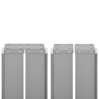 Produktbild för Infällbar sidomarkis 140x1200 cm röd