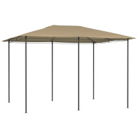 Produktbild för Paviljong 3x4x2,6 m taupe 160 g/m²