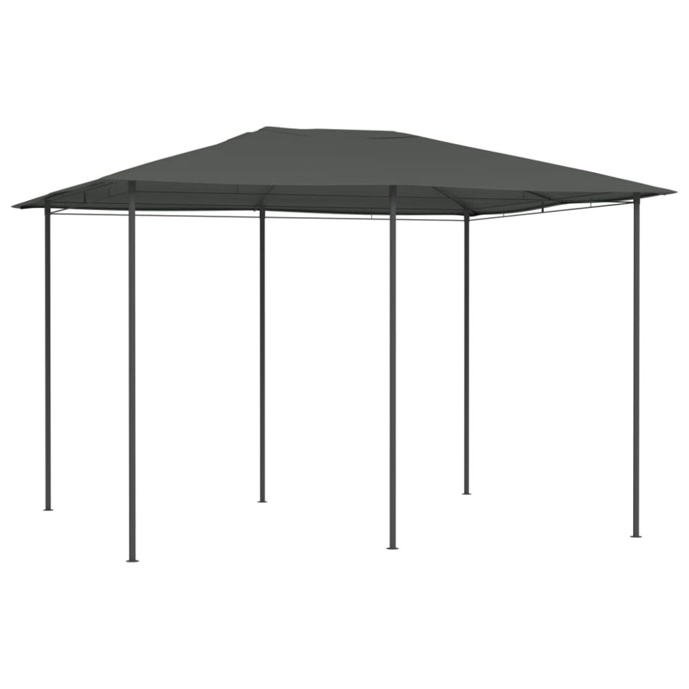 Produktbild för Paviljong 3x4x2,6 m antracit 160 g/m²