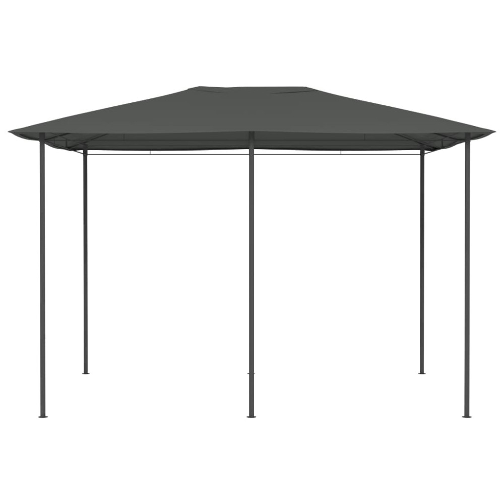 Produktbild för Paviljong 3x4x2,6 m antracit 160 g/m²