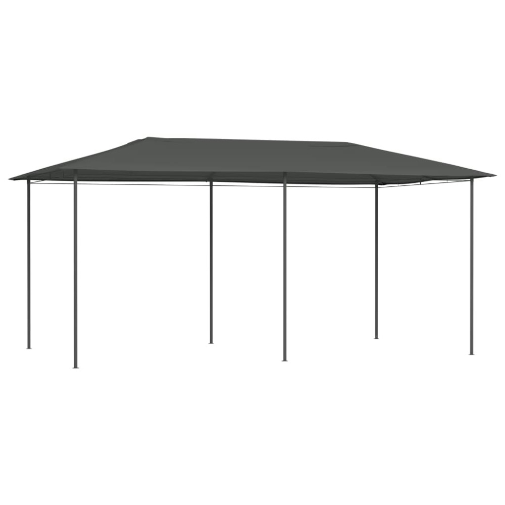 Produktbild för Paviljong 3x6x2,6 m antracit 160 g/m²