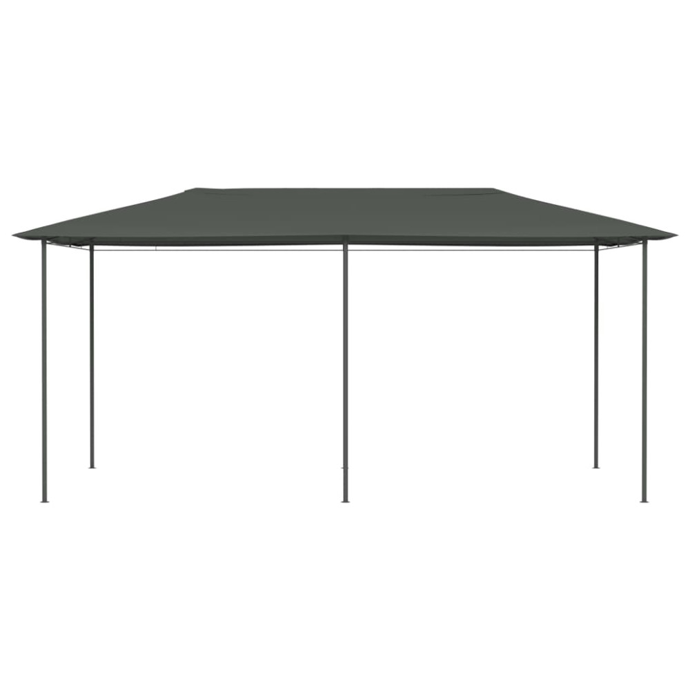 Produktbild för Paviljong 3x6x2,6 m antracit 160 g/m²