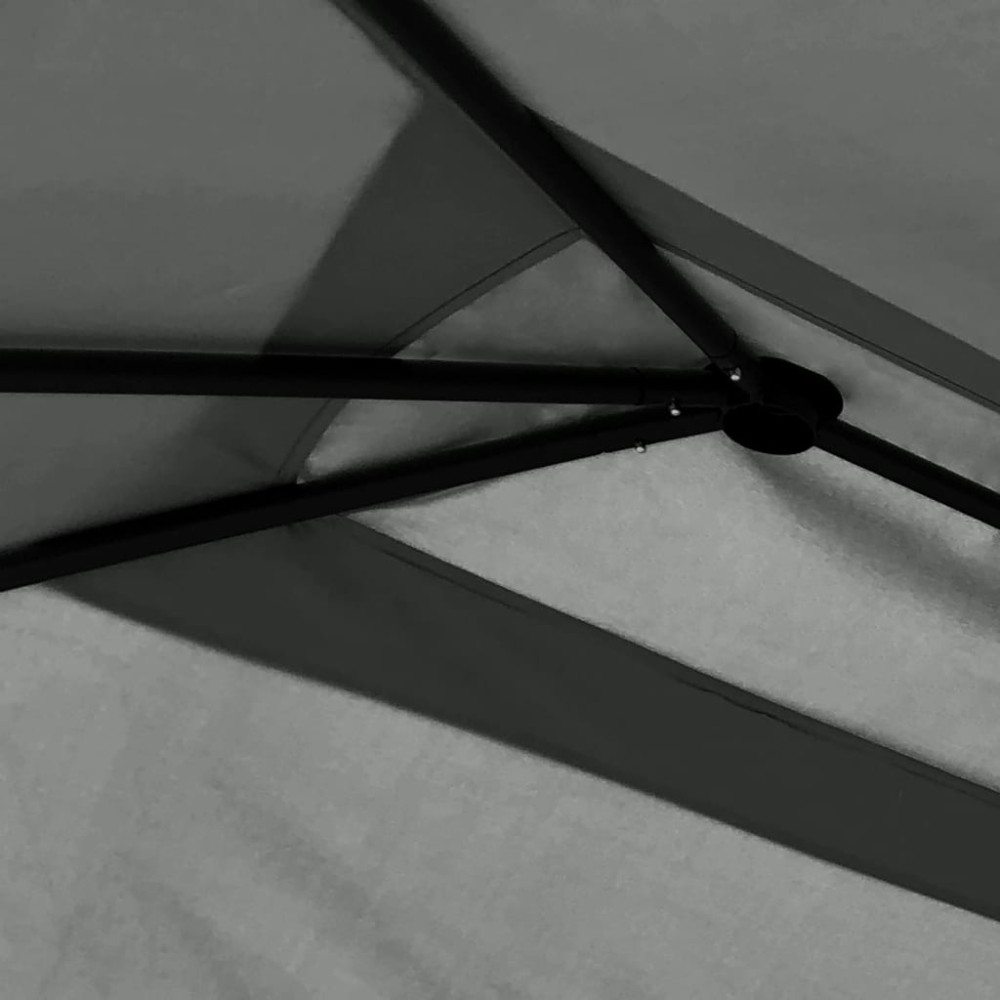 Produktbild för Paviljong 3x6x2,6 m antracit 160 g/m²