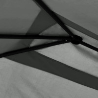 Produktbild för Paviljong 3x6x2,6 m antracit 160 g/m²