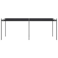 Produktbild för Paviljong med infällbart tak 600x300x233 cm antracit