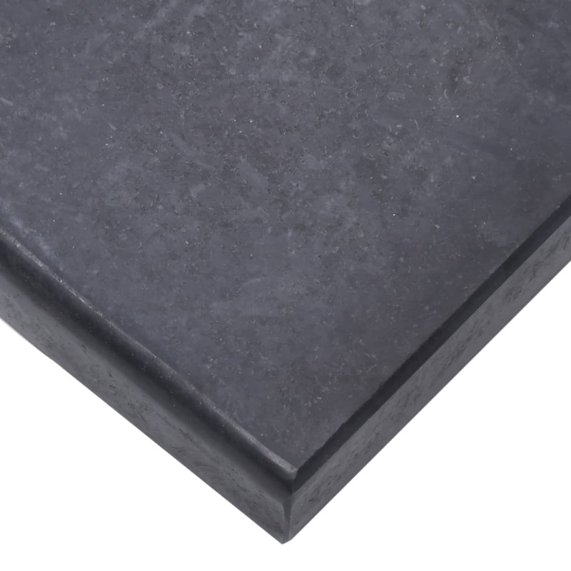 Produktbild för Parasollfot svart 40x28x4 cm granit