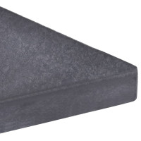 Miniatyr av produktbild för Viktplatta för parasoll svart granit fyrkantig 15 kg
