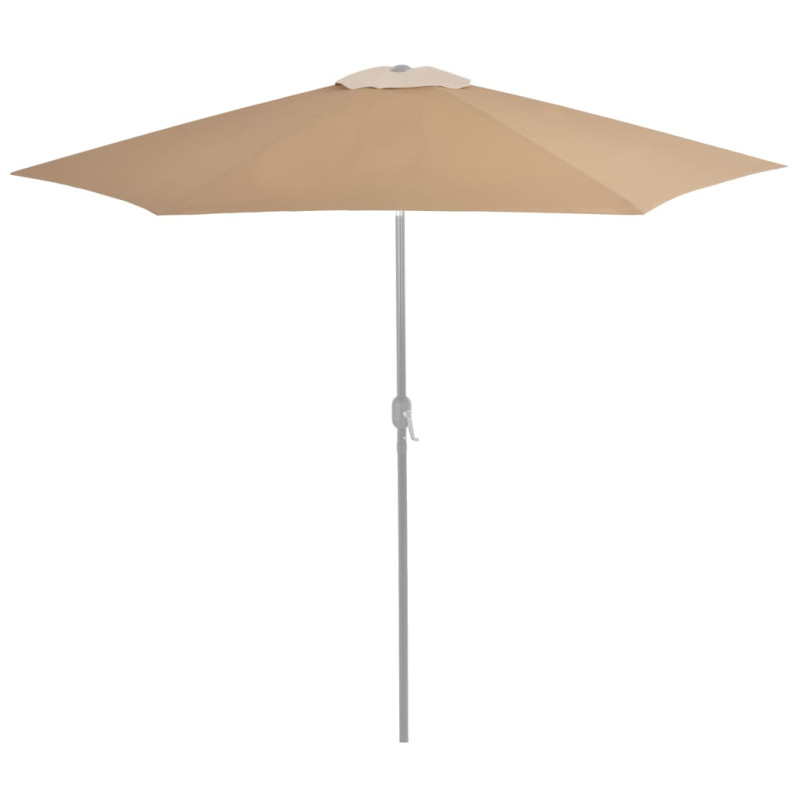Produktbild för Reservtyg för parasoll taupe 300 cm