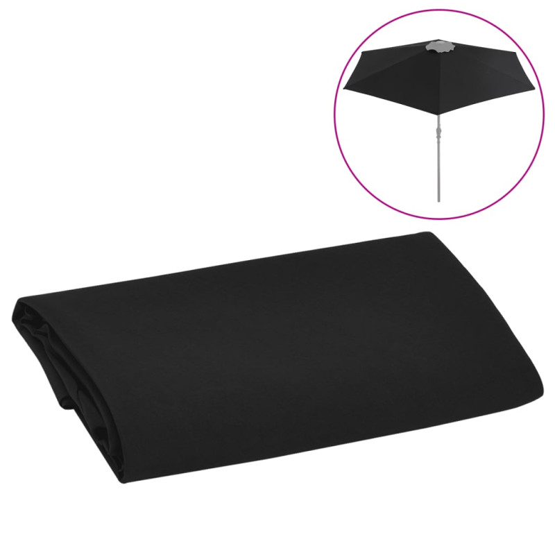 Produktbild för Reservtyg för parasoll svart 300 cm