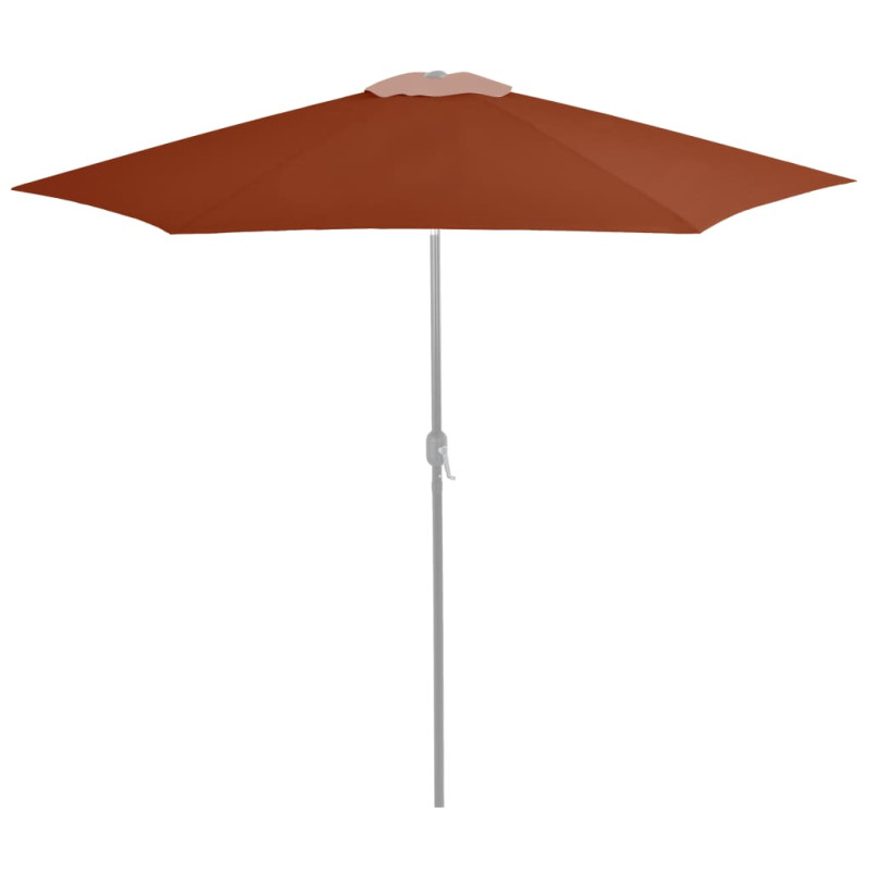 Produktbild för Reservtyg för parasoll terrakotta 300 cm