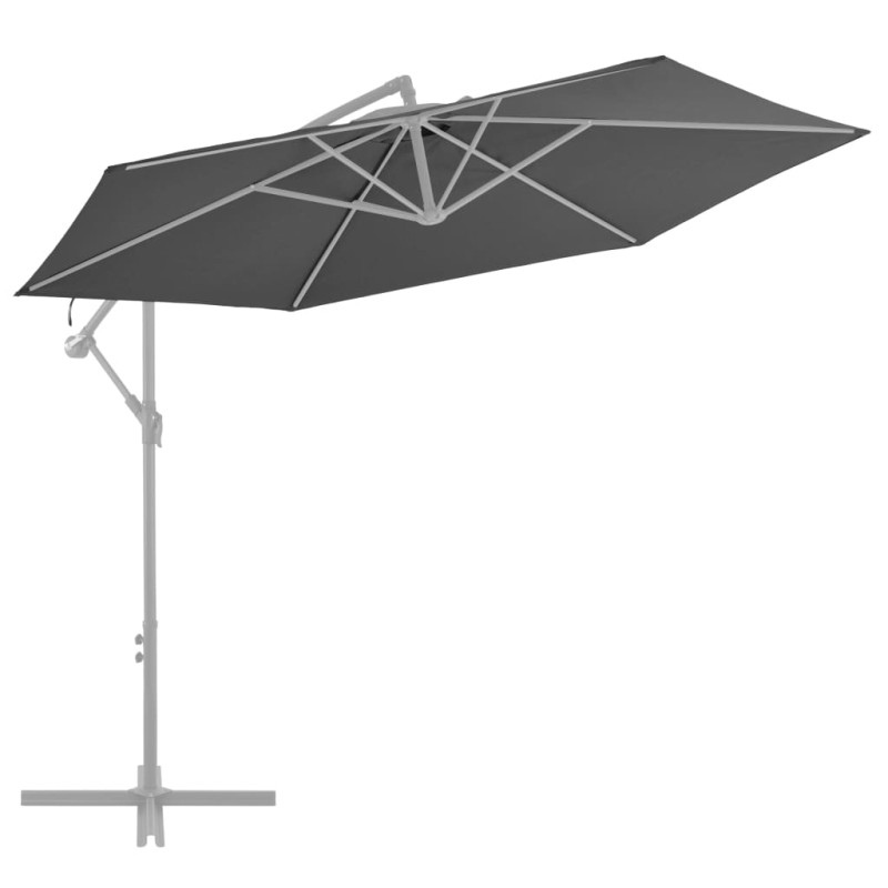 Produktbild för Reservtyg för frihängande parasoll antracit 300 cm