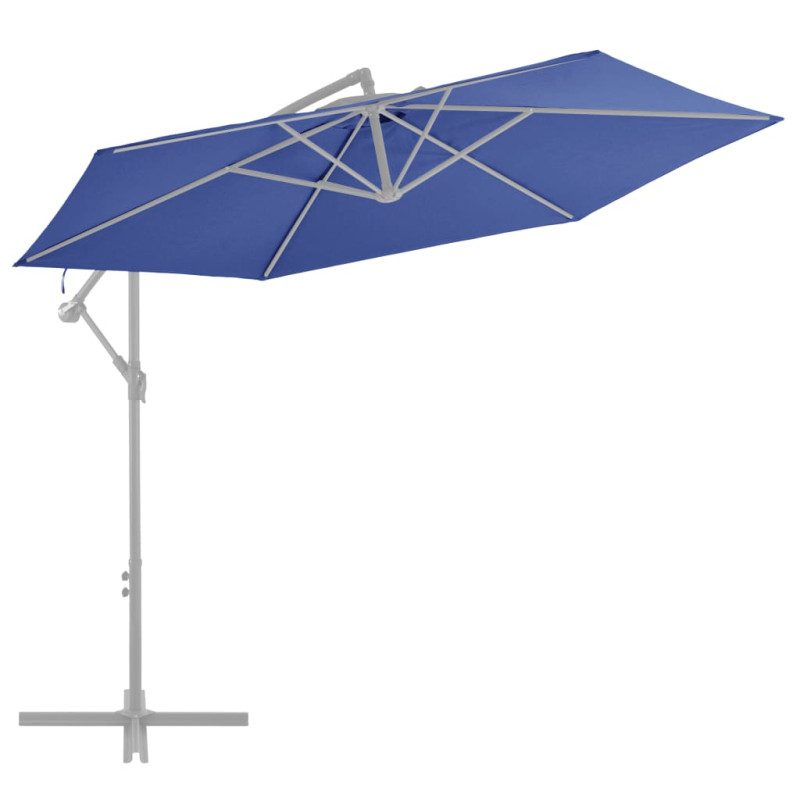 Produktbild för Reservtyg för frihängande parasoll azurblå 300 cm