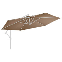 Miniatyr av produktbild för Reservtyg för frihängande parasoll taupe 350 cm
