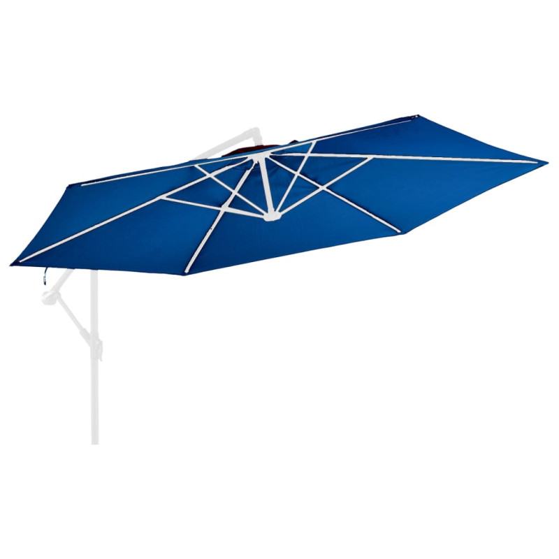 Produktbild för Reservtyg för frihängande parasoll azurblå 350 cm